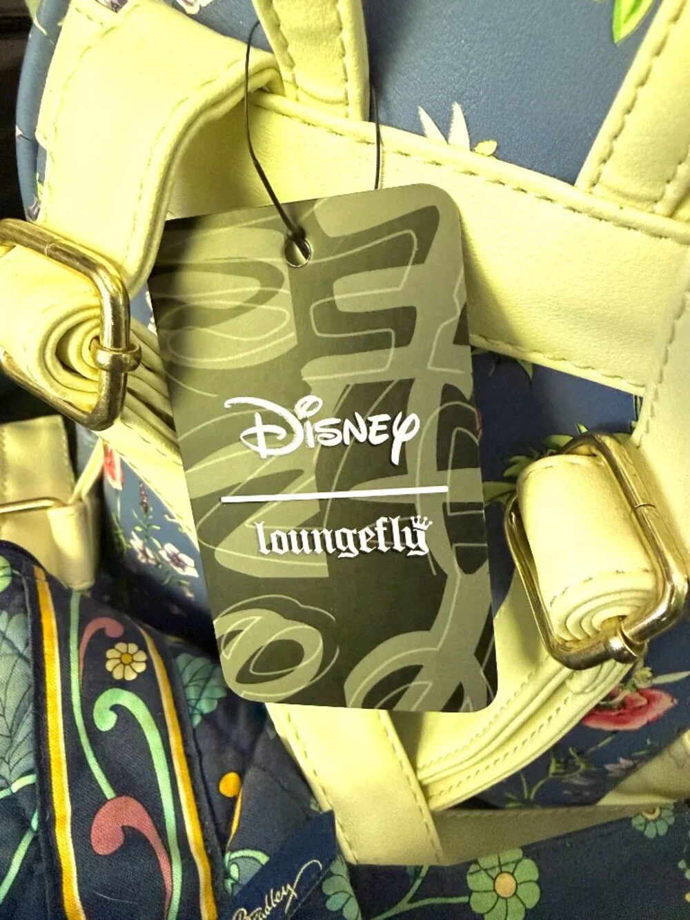 NWT Loungefly Disney Peter Pan Tinker Bell Floral Mini Backpack